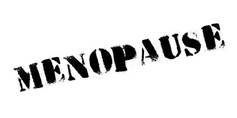 Menopause rubber stamp Stockillustratie