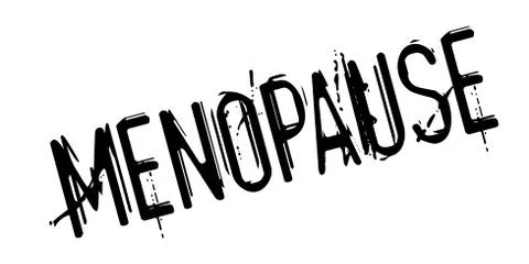 Menopause rubber stamp Illustrazione stock