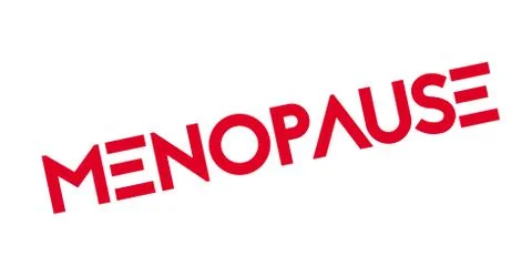 Menopause rubber stamp Illustrazione stock