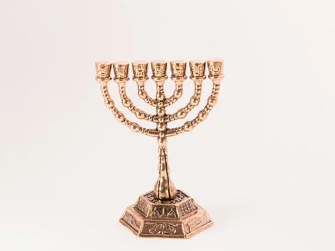 A Menorah Stockfoto's