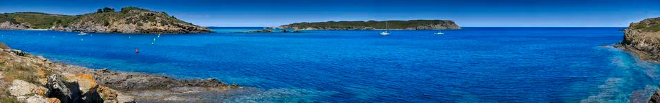 Menorca panoramic Stock-Fotos