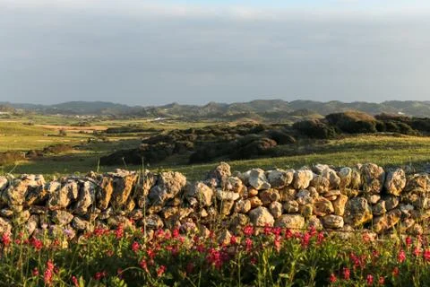 Menorca panoramic view Stock Photos