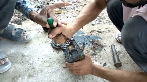 Men's Are Working Stock-Footage 73823053