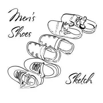 Men's Boots Stock Illustration