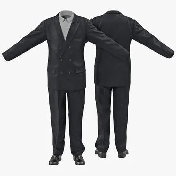 Mens Business Suit ~ 3D Model ~ Download #91424626 | Pond5