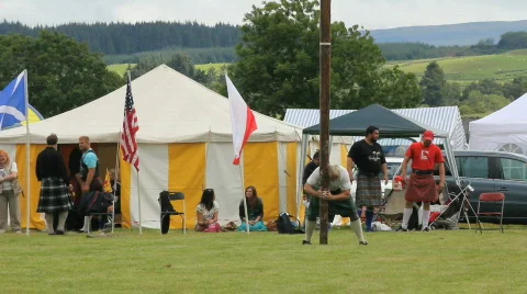 Mens caber fail Video stock 856021