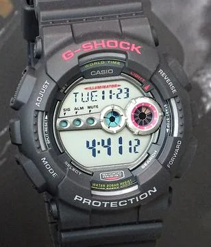 Men's Casio G-Shock Digital Wristwatch Stock Photos