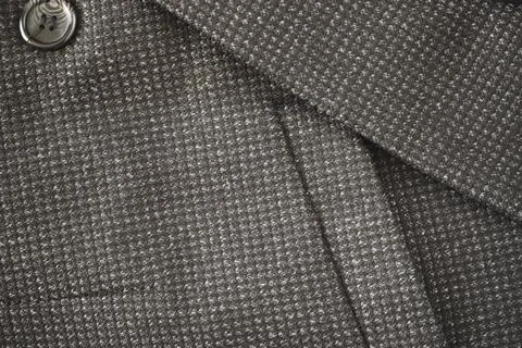 Men's clothes. Gray wool jacket. Stock Photos