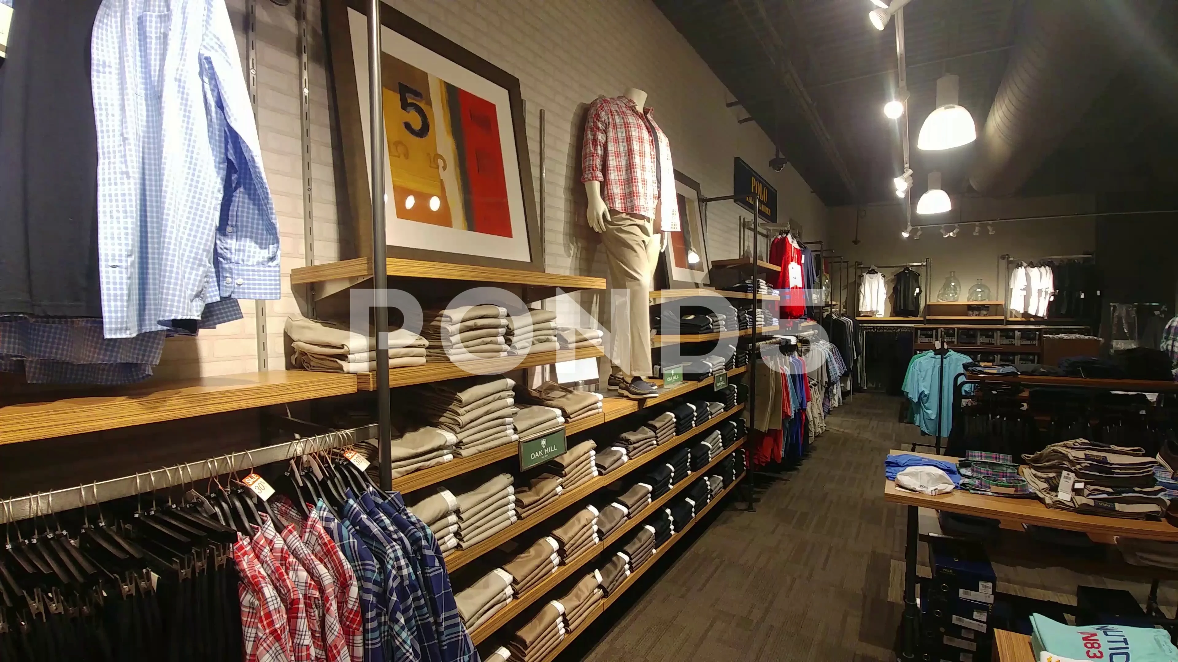 Men S Clothing Store Interior Dxl Stock Video Pond5