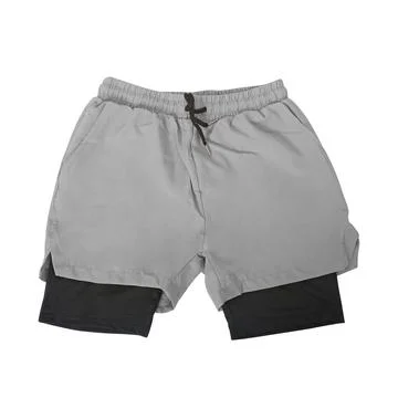 Men's compression pants in gray isolated on white background Stock Photos