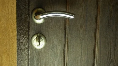 Men's hand opens close up Stock Footage 71758726