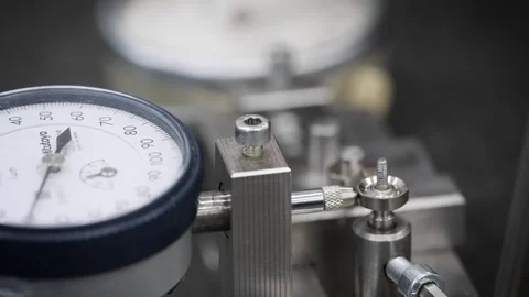 Men's hands check the thickness using Stock Footage 259613569