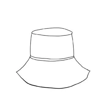 Men's hat, hat,cap, cap, top hat, panama hat, helmet, helmet, bowler hat, sombre Stock Illustration