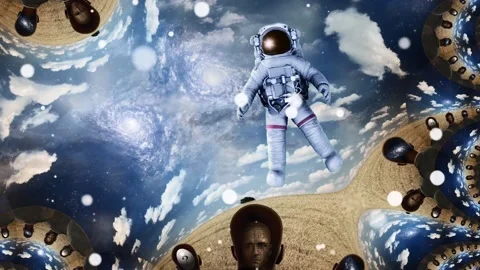 Men's heads with different thoughts Stock Footage 157003898