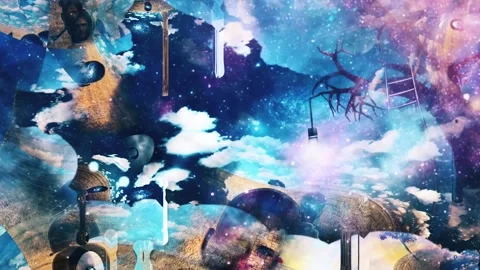 Men's heads with different thoughts Stock Footage 200548722