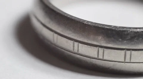 Men's ring macro - closeup Video stock 36240028