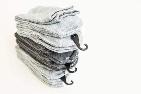Men's Socks isolated on white Stock Photos