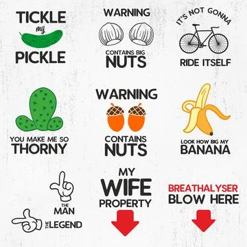 Men's Teasing Sexy Boxer Bundle SVG, Funny Men's Boxers Underwear Sayings イラスト素材