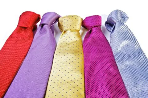 Men's ties Stock Photos