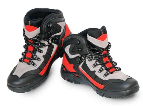Men's winter boots Stock Photos