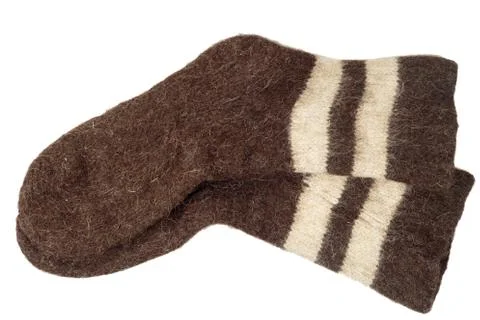 Men's wool socks Stock Photos
