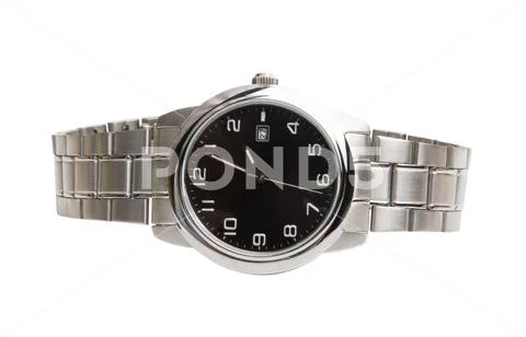 Men's wristwatch isolated Stock Photos