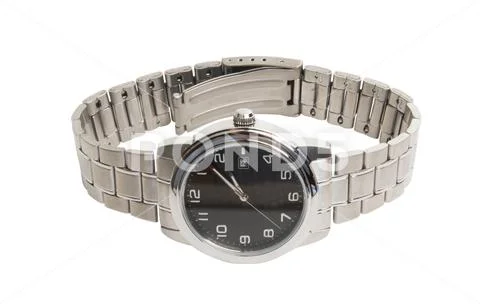 Men's wristwatch isolated Stock Photos