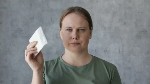 Menstrual cup is better than pads. Stock Footage 302789810
