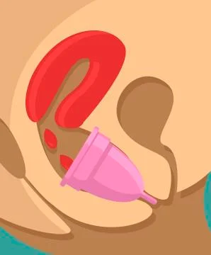 Menstrual cup Stock Illustration