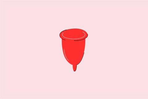 MENSTRUAL CUP Stock Illustration