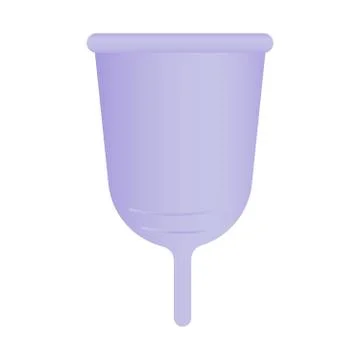 Menstrual cup. Recycle. Zero Waste. Vector illustration Stock Illustration