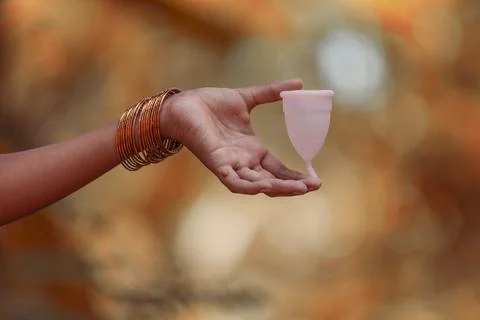 Menstrualcup Stock Photos