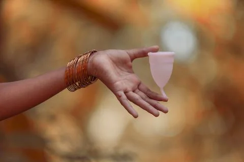 Menstrualcup Stock Photos