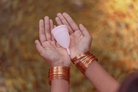 Menstrualcup Stock Photos