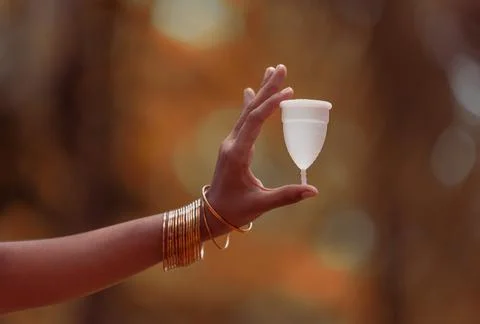 Menstrualcup Stock Photos