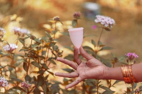 Menstrualcup Stock Photos