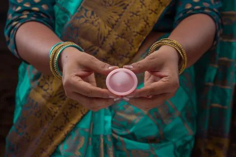 Menstrualcup Stock Photos