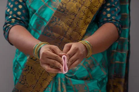 Menstrualcup Foto stock