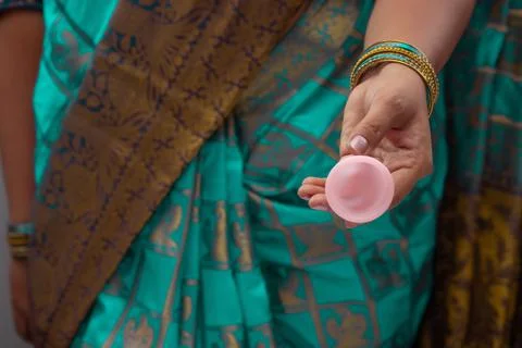 Menstrualcup Stock Photos