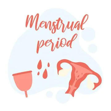 Menstruation period. Stock Illustration