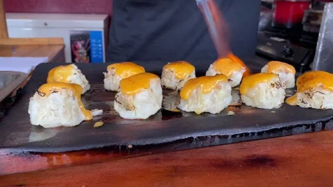 Mentai dim sum Stock Footage 316582578