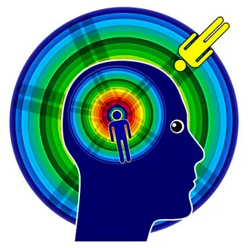 Mental Breakdown Ilustração Stock