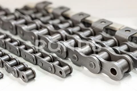 Mental chain for mechanical chain transfer. Stock Photos