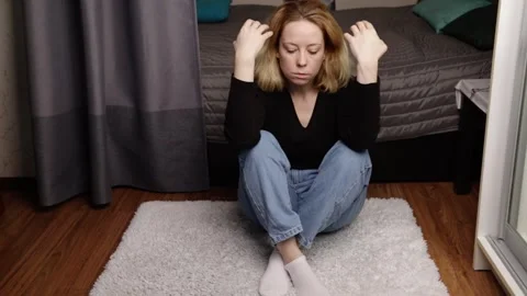 Mental disorder, psychiatry, split personality, Harassment, ptsd, upset dep.. Stock Footage 268223643