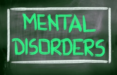 Mental disorders concept Stock Illustration