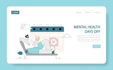 Mental Health Awareness. Flat Vector Illustration Stock Illustration