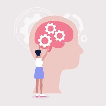 Mental health concept Stock Illustration