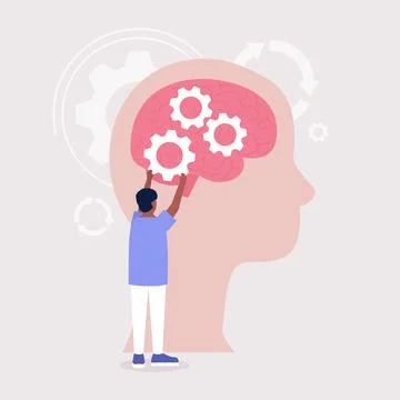 Mental health concept Stock Illustration