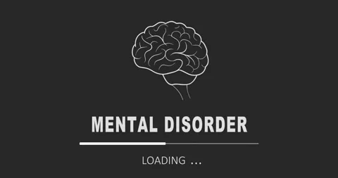 Mental health concept. Progress bar animation Stock Footage 311300062
