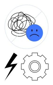 Mental health, problem solving, stress management, emotional well-being, brai イラスト素材